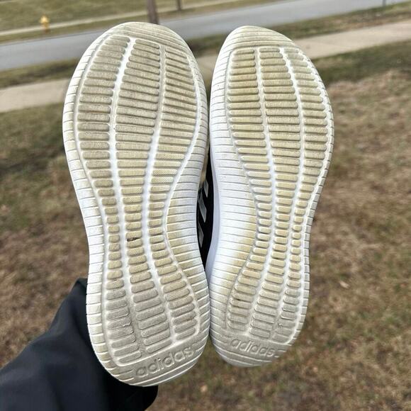 Adidas Women’s Cloudfoam Qt Flex Black White Running Shoes Size 9 - Picture 8 of 11